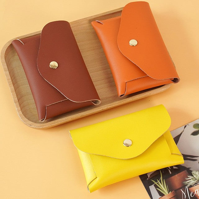DIY Leather Card Holder Kit | Beginner Friendly Cowhide Wallet Craft Set with Video Tutorial