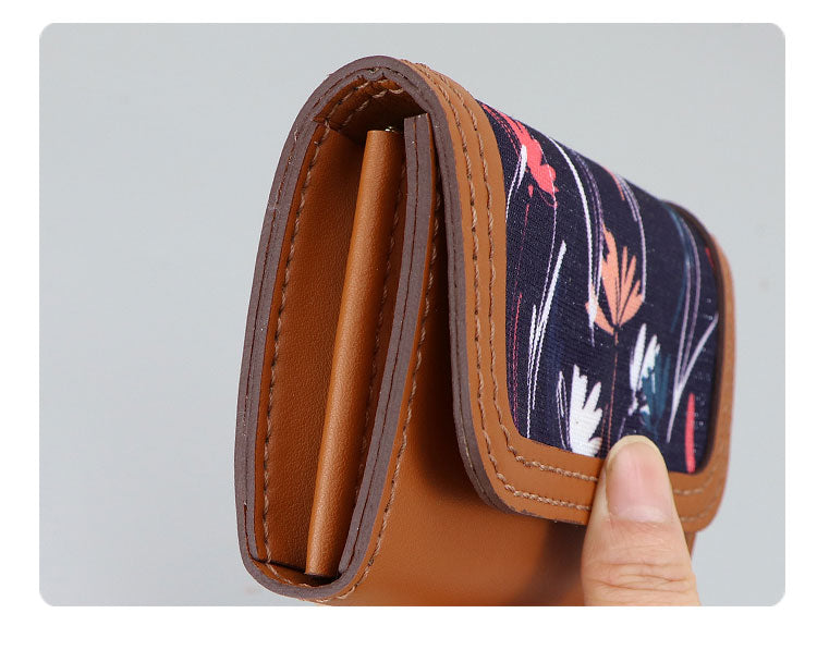 DIY Leather Coin Purse Kit – Handmade Genuine Leather Mini Wallet Craft Set for Beginners with Video Tutorial