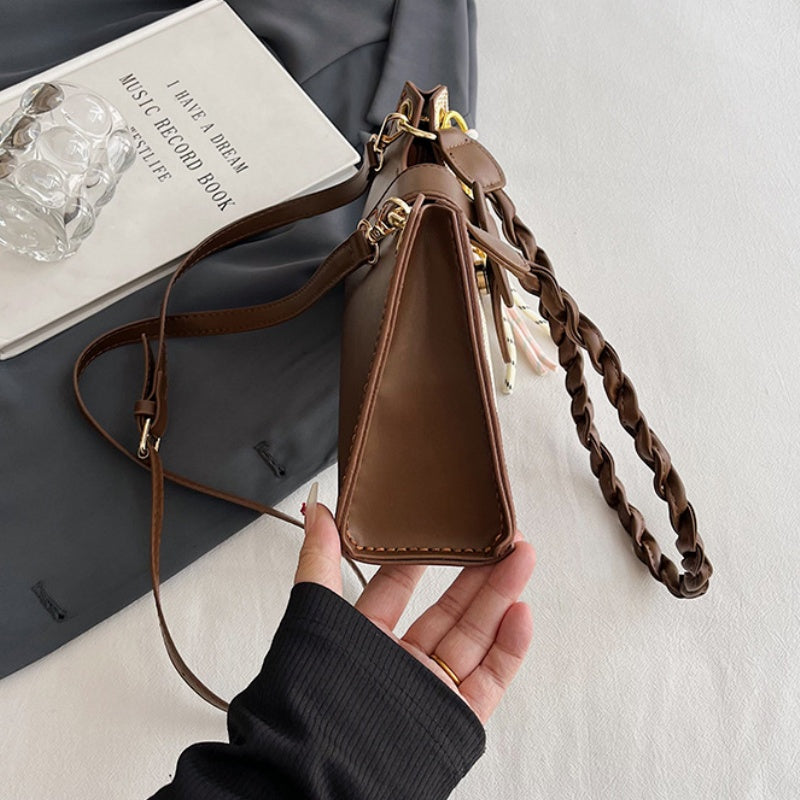 DIY Handmade PU Leather Shoulder Bag Kit – Beginner-Friendly Craft Set with Pre-Cut Materials & Step-by-Step Video Tutorial | Crossbody & Hand Carry Bag