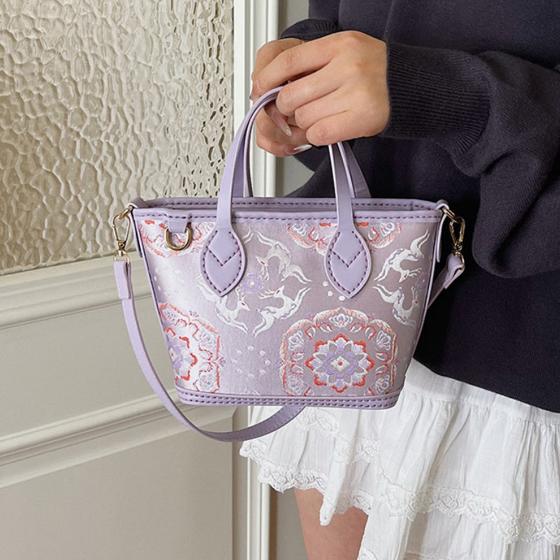 DIY PU Tote Bag Kit – Handmade Shoulder Handbag Craft Set for Beginners with Video Tutorial