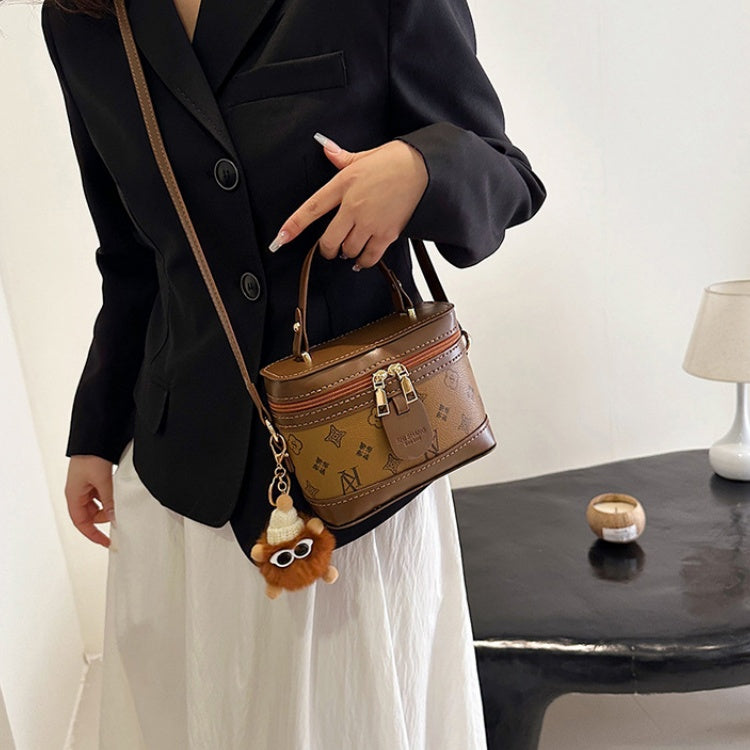 DIY PU Leather Handbag Kit for Beginners – Handmade Crossbody Shoulder Bag Sewing Kit with Pre-Cut Materials & Video Tutorial