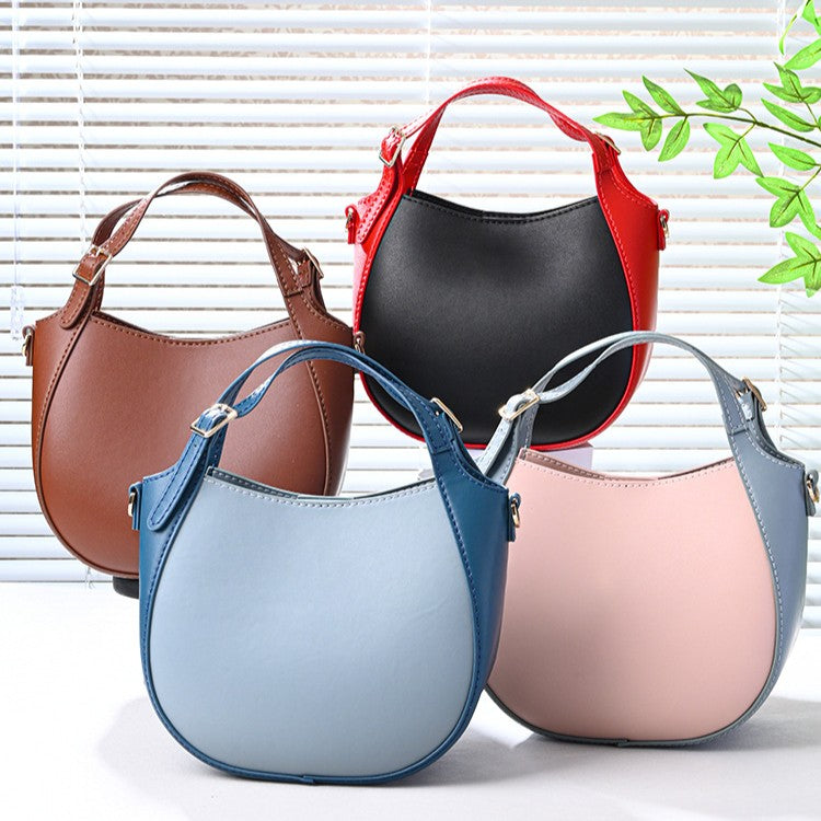 DIY Leather Bucket Bag Kit – Handmade Crossbody Shoulder Bag Craft Set for Beginners with Video Tutorial