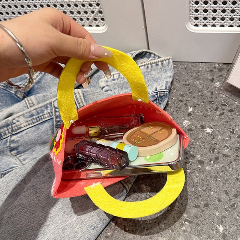 DIY Felt Mini Handbag Kit – Handmade Crossbody & Tote Bag Craft Kit for Beginners with Video Tutorial (24 Styles Available)