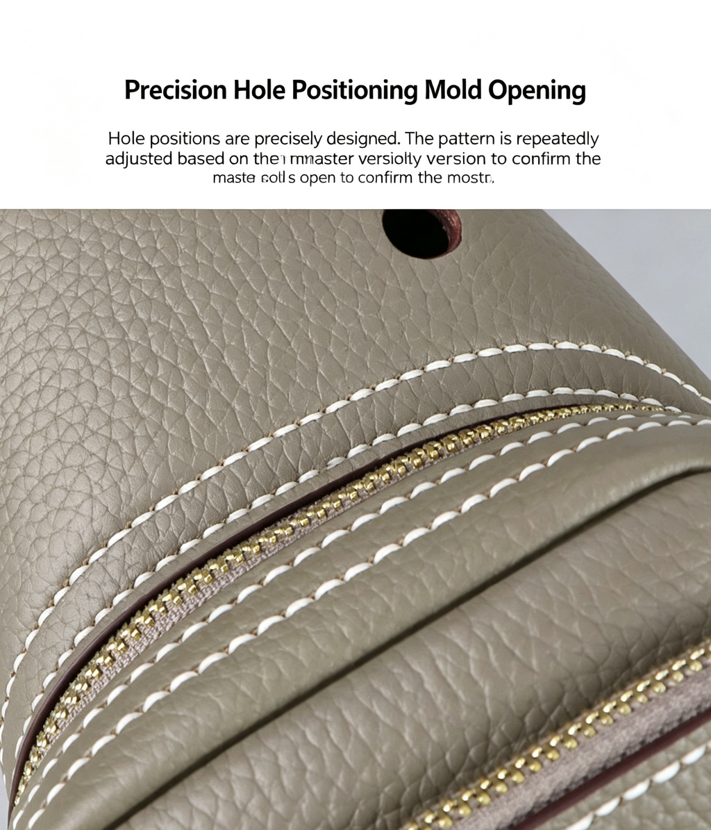 DIY Men's Leather Sling Bag Kit – Full-Grain Leather Crossbody Bag Making Kit