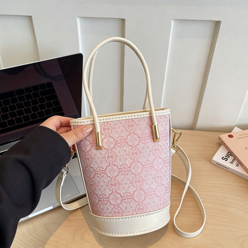 DIY PU Leather Bucket Bag Kit | Handmade Crossbody Shoulder Bag Craft Set for Beginners with Video Tutorial