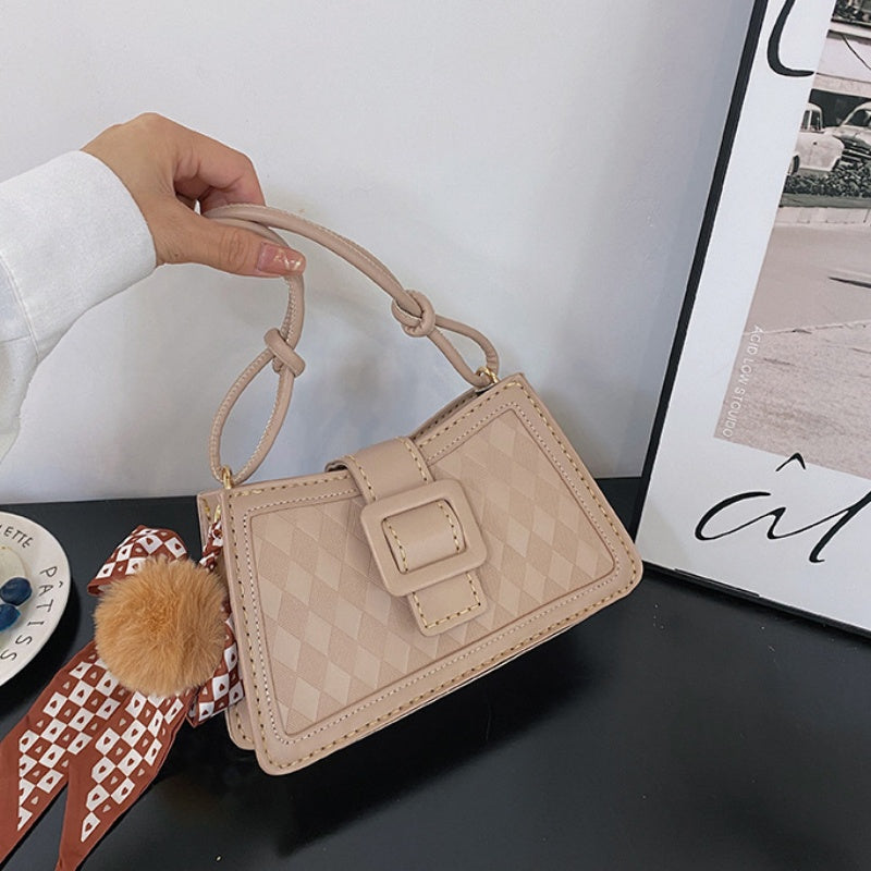 DIY Handmade PU Leather Handbag Kit – Beginner-Friendly Craft Set with Pre-Cut Materials &amp; Video Tutorial | Compact Crossbody &amp; Top Handle Bag