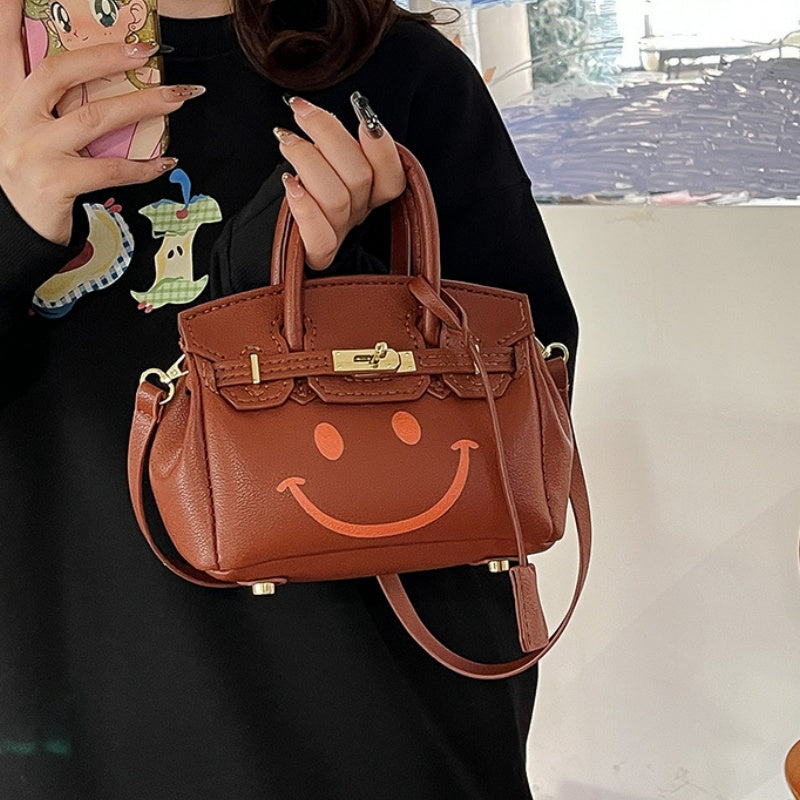 DIY PU Leather Handbag Kit for Beginners – Pre-Cut Crossbody & Handheld Sewing Kit with Video Tutorial, Elegant Small Tote Craft Set