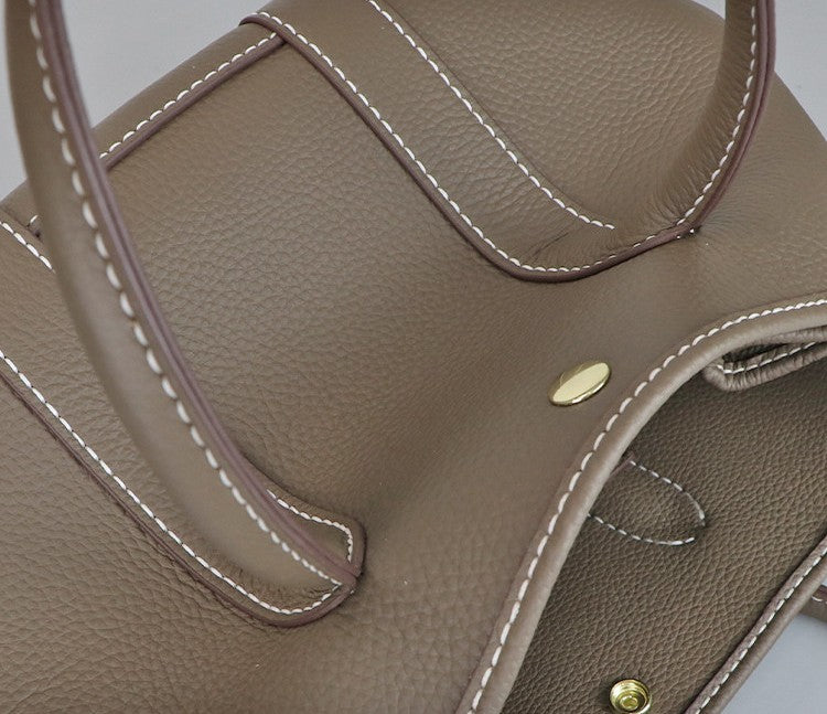 DIY Leather Handbag Kit – Beginner Top-Grain Cowhide Tote & Crossbody Bag