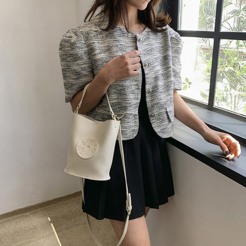 DIY Handmade PU Leather Handbag Kit – Beginner-Friendly Sewing Set with Pre-Cut Materials & Step-by-Step Video Tutorial | Adjustable Crossbody & Top Handle Bag