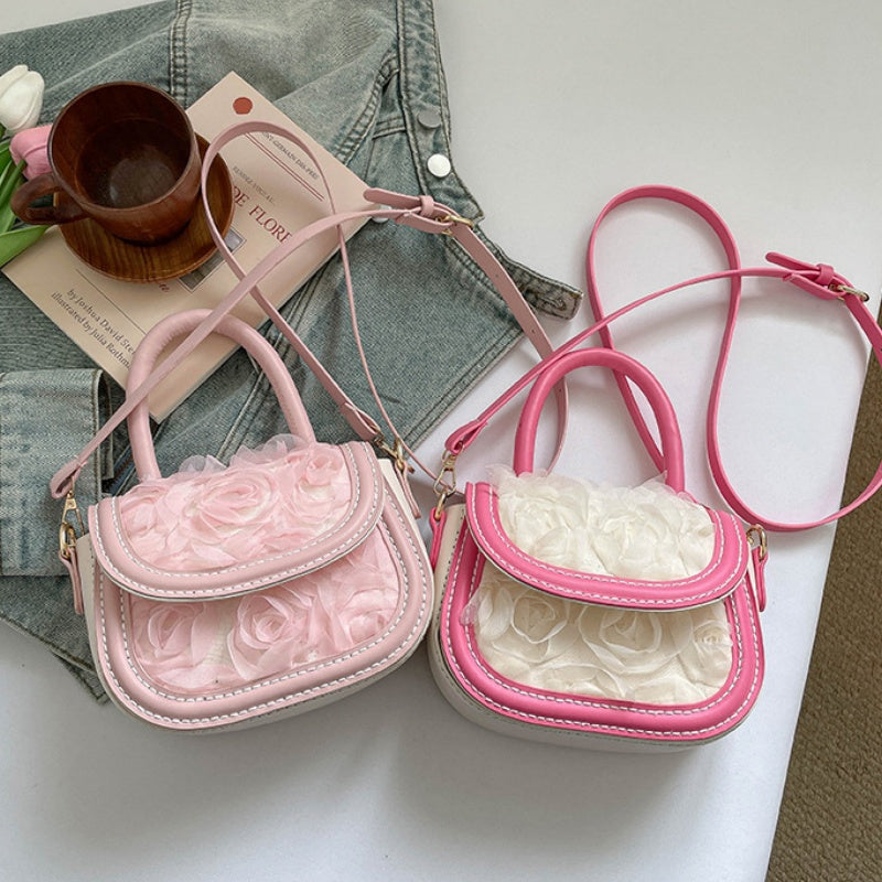 DIY PU Leather Handbag Kit for Beginners – Handmade Crossbody Shoulder Bag Sewing Kit with Pre-Cut Materials & Video Tutorial