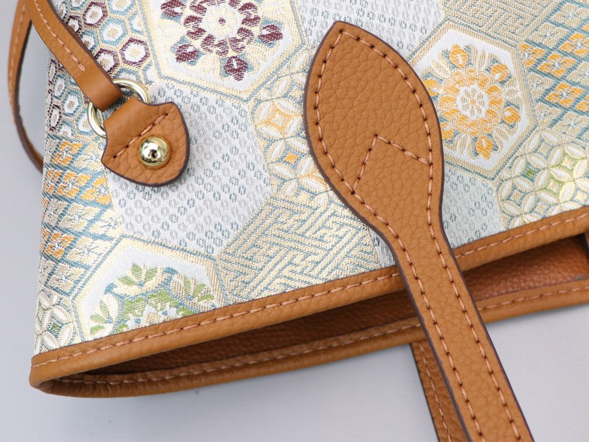 DIY Leather Tote Bag Kit – Beginner Large Cowhide Work & Shoulder Bag