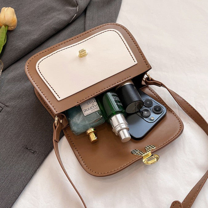 DIY PU Leather Handbag Kit – Beginner-Friendly Lightweight Handmade Tote Bag Craft Set with Video Tutorial (Crossbody / Shoulder / Hand Carry)