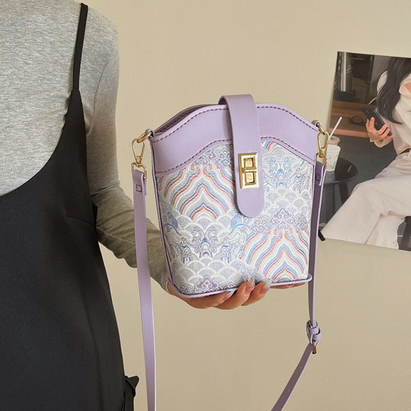 DIY PU Handbag Kit – Handmade Mini Tote Shoulder Bag Craft Set for Beginners with Video Tutorial