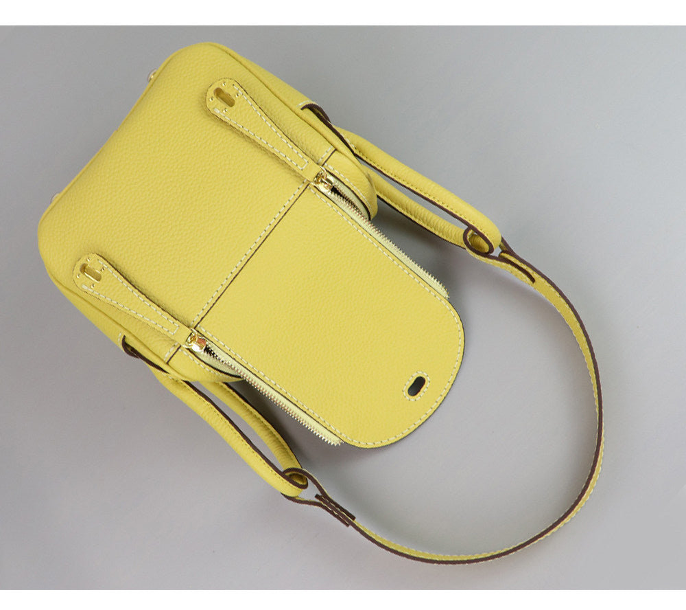 DIY Leather Shoulder Bag Kit – Beginner Top-Grain Cowhide Handmade Handbag