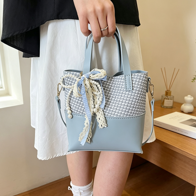 DIY PU Bucket Bag Kit for Beginners – Vintage Crossbody Shoulder Bag Making Kit