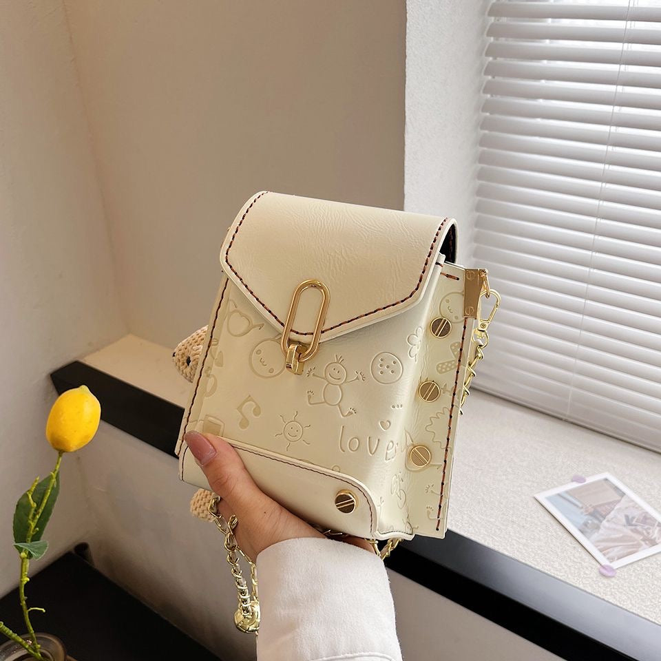 DIY PU Leather Shoulder Bag Kit for Beginners | Handmade Crossbody Purse Sewing Craft Set with Video Tutorial | DIY Fashion Bag Kit