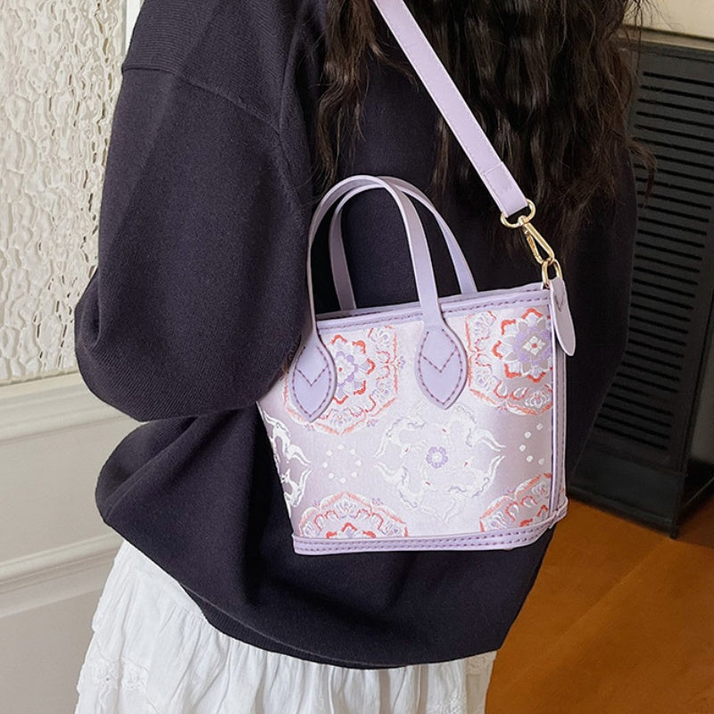 DIY PU Tote Bag Kit – Handmade Shoulder Handbag Craft Set for Beginners with Video Tutorial