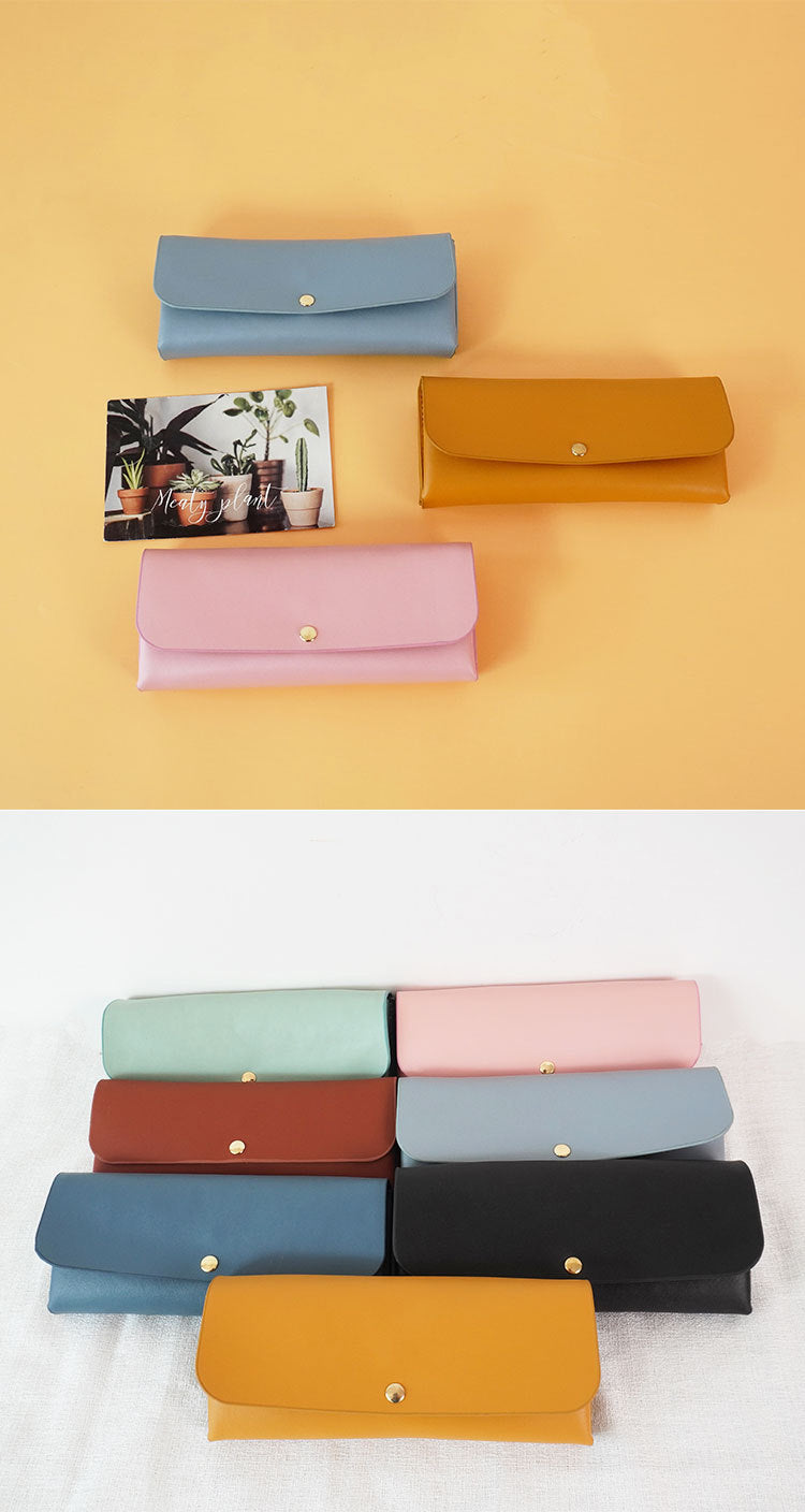 DIY Genuine Leather Long Card Holder Wallet Kit – Handmade Bifold Card Wallet Craft Kit for Beginners with Video Tutorial
