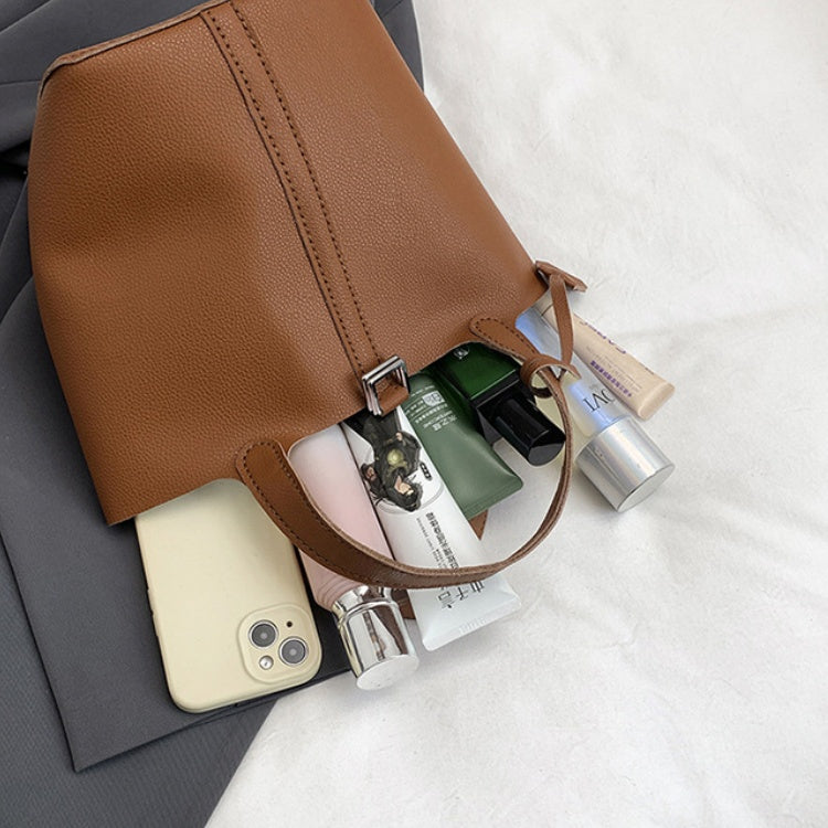 DIY Super Fiber Leather Handbag Kit for Beginners – Pre-Cut Sewing Craft Set with Video Tutorial, Elegant Structured Tote Bag Handmade Kit