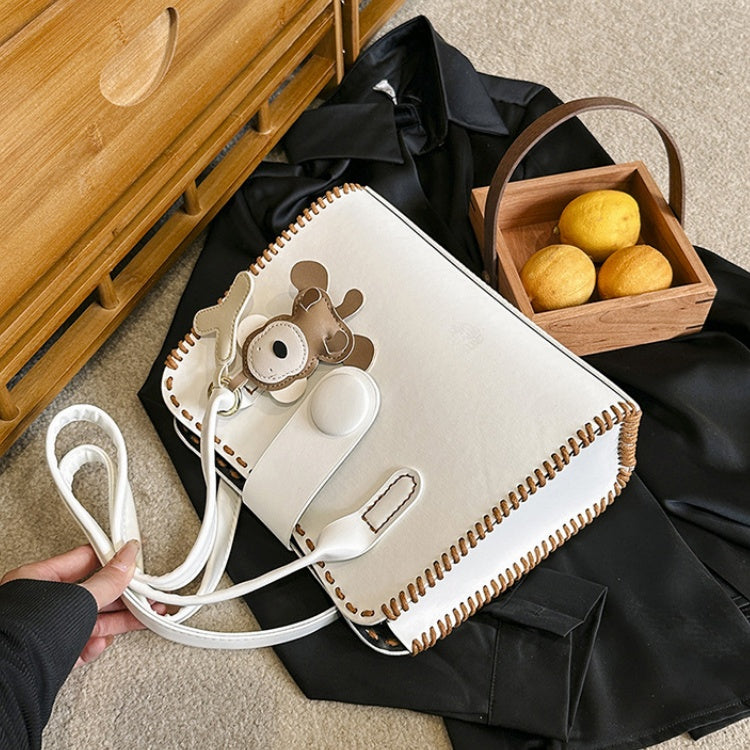 DIY PU Leather Handbag Kit for Beginners – Pre-Cut Sewing Craft Set with Video Tutorial, Elegant Crossbody Shoulder & Handheld Bag DIY Kit