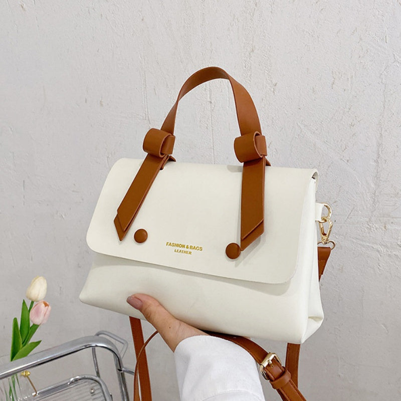 DIY Handmade PU Leather Handbag Kit – Beginner-Friendly Sewing Set with Pre-Cut Materials & Video Tutorial | Adjustable Shoulder & Crossbody Bag