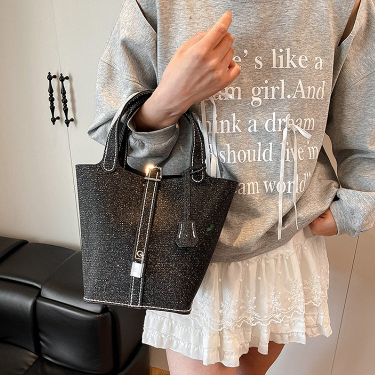 DIY Metallic PU Leather Handbag Kit – Beginner-Friendly 8-Minute Craft Set | Pre-Cut Materials | Handmade Tote Bag Gift for Women