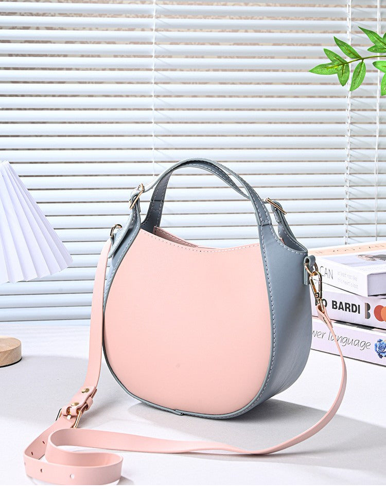 DIY Leather Bucket Bag Kit – Handmade Crossbody Shoulder Bag Craft Set for Beginners with Video Tutorial