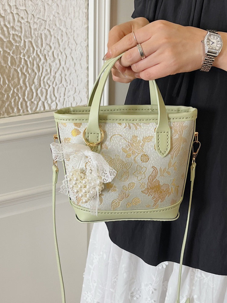 DIY PU Leather Tote Bag Kit | Beginner-Friendly Commuter Shoulder Handbag Craft Set with Video Tutorial