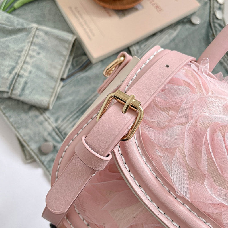 DIY PU Leather Handbag Kit for Beginners – Handmade Crossbody Shoulder Bag Sewing Kit with Pre-Cut Materials & Video Tutorial