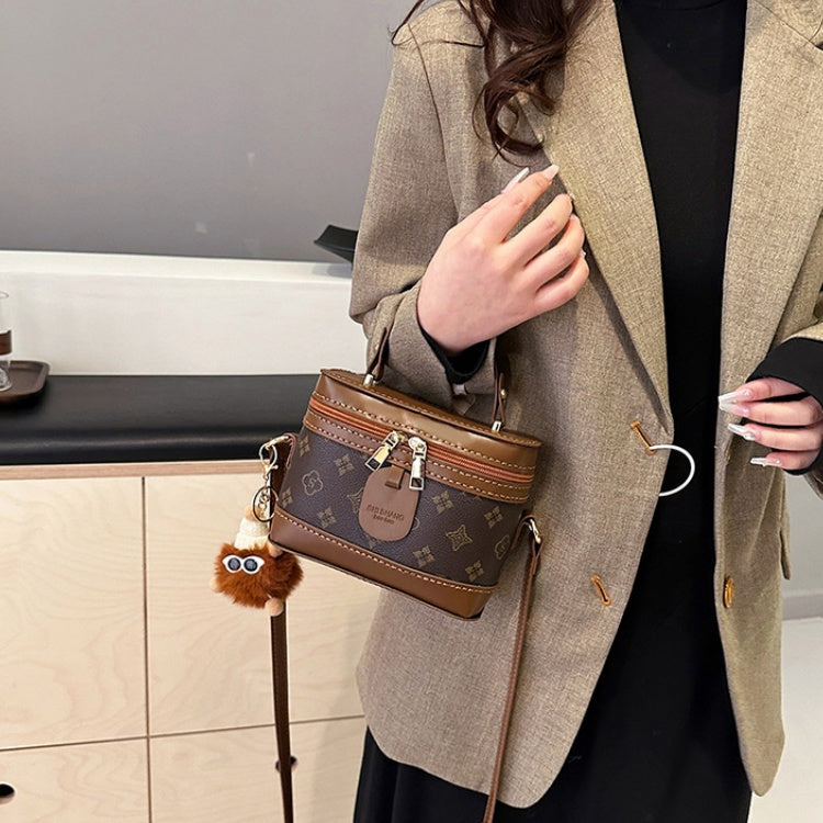DIY PU Leather Handbag Kit for Beginners – Handmade Crossbody Shoulder Bag Sewing Kit with Pre-Cut Materials & Video Tutorial