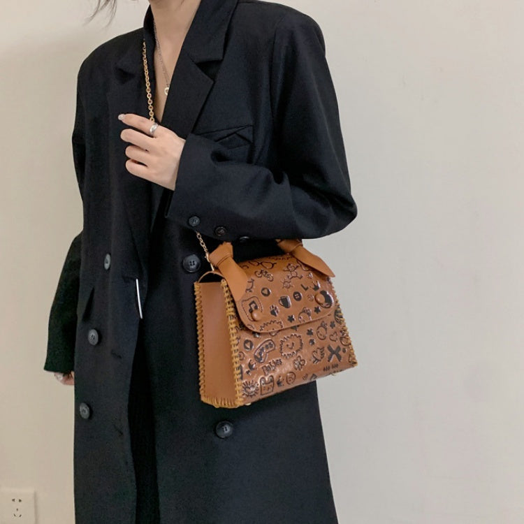 DIY PU Leather Tote Bag Kit for Beginners – Pre-Cut & Pre-Punched Handbag Sewing Kit with Adjustable Strap, Video Tutorial & Complete Materials