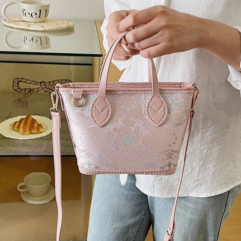 DIY PU Tote Bag Kit – Handmade Shoulder Handbag Craft Set for Beginners with Video Tutorial