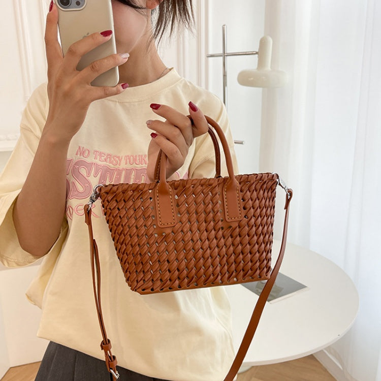 DIY Handmade PU Leather Tote Bag Kit for Beginners | Easy Sewing Crossbody Shoulder Handbag with Video Tutorial Gift Set