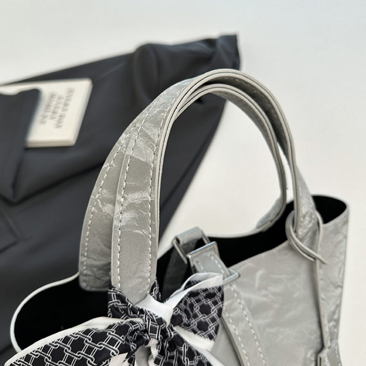 DIY PU Leather Tote Bag Kit – Handmade Large Capacity Handbag Craft Kit for Beginners with Video Tutorial