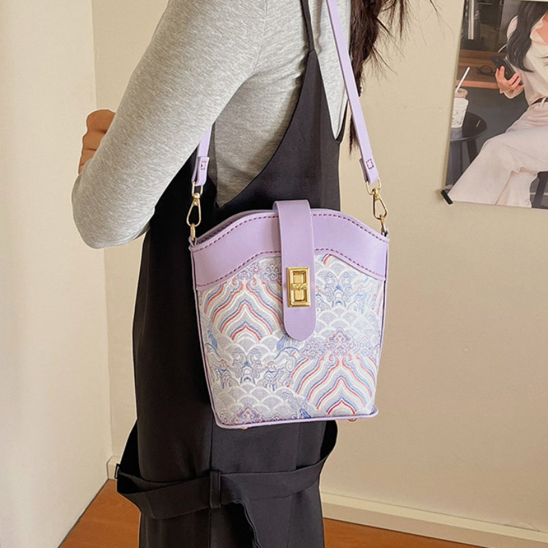 DIY PU Handbag Kit – Handmade Mini Tote Shoulder Bag Craft Set for Beginners with Video Tutorial
