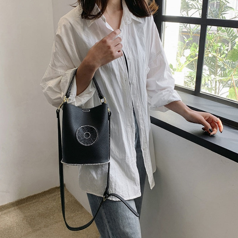 DIY Handmade PU Leather Handbag Kit – Beginner-Friendly Sewing Set with Pre-Cut Materials & Step-by-Step Video Tutorial | Adjustable Crossbody & Top Handle Bag