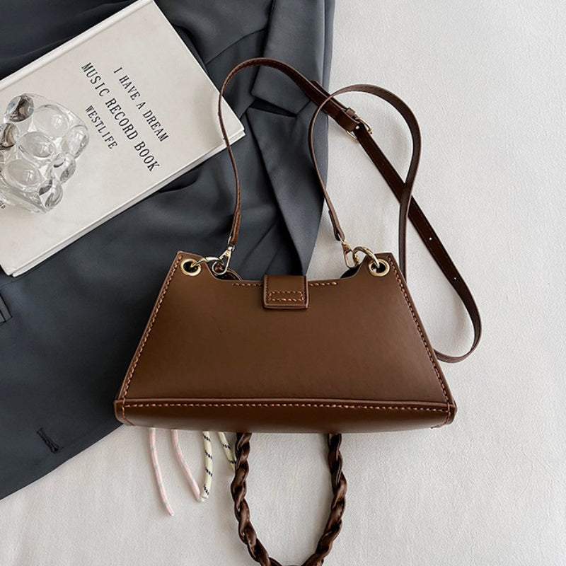 DIY Handmade PU Leather Shoulder Bag Kit – Beginner-Friendly Craft Set with Pre-Cut Materials & Step-by-Step Video Tutorial | Crossbody & Hand Carry Bag