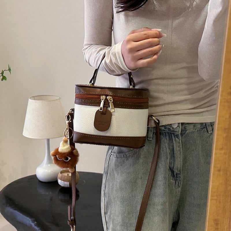 DIY PU Leather Mini Tote Bag Kit – Handmade Crossbody & Shoulder Handbag Craft Kit for Beginners with Video Tutorial
