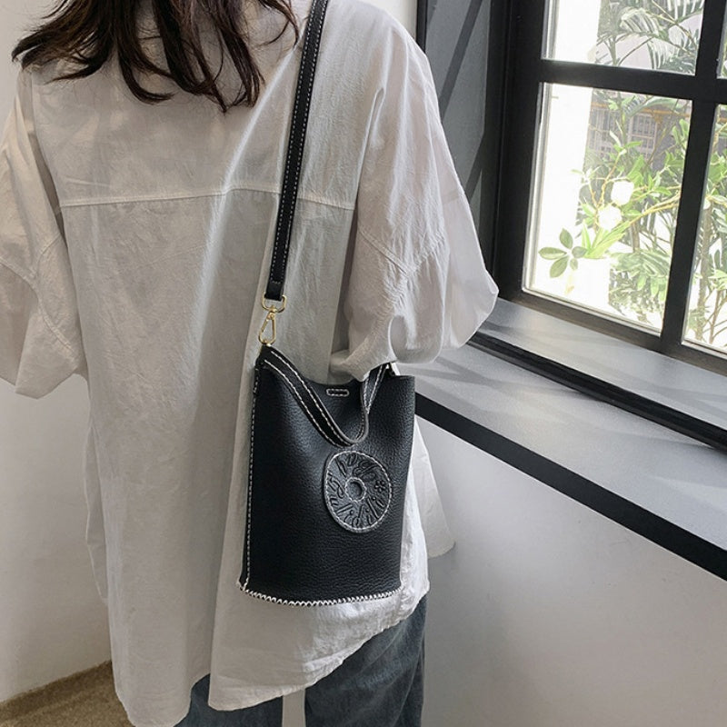 DIY Handmade PU Leather Handbag Kit – Beginner-Friendly Sewing Set with Pre-Cut Materials & Step-by-Step Video Tutorial | Adjustable Crossbody & Top Handle Bag