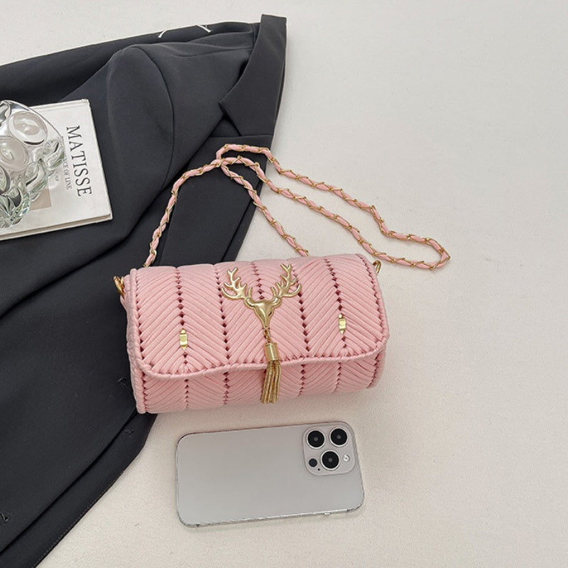 DIY PU Leather Mini Handbag Kit – Handmade Crossbody & Shoulder Bag Craft Kit for Beginners with Video Tutorial
