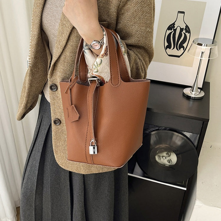 DIY Super Fiber Leather Handbag Kit for Beginners – Pre-Cut Sewing Craft Set with Video Tutorial, Elegant Structured Tote Bag Handmade Kit
