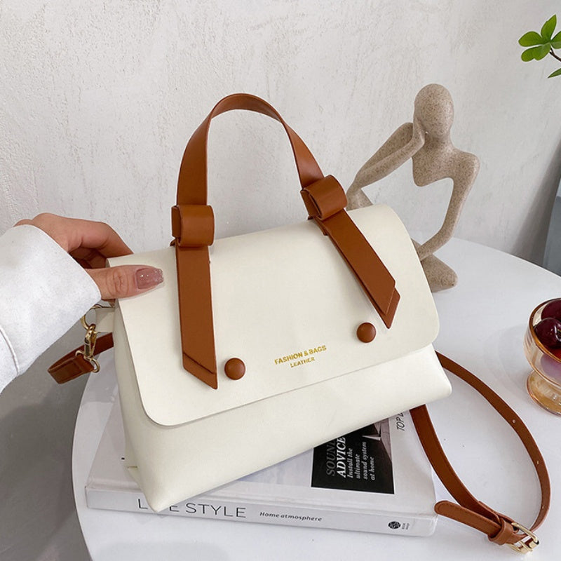 DIY Handmade PU Leather Handbag Kit – Beginner-Friendly Sewing Set with Pre-Cut Materials & Video Tutorial | Adjustable Shoulder & Crossbody Bag