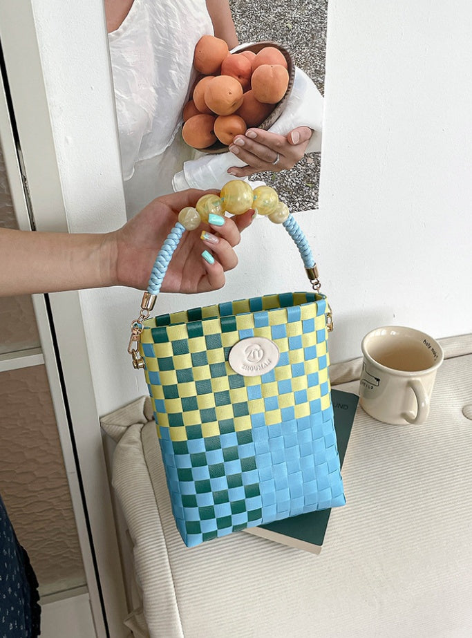 DIY Woven Handbag Kit | Beginner-Friendly PP Shoulder Bag Craft Set with Video Tutorial