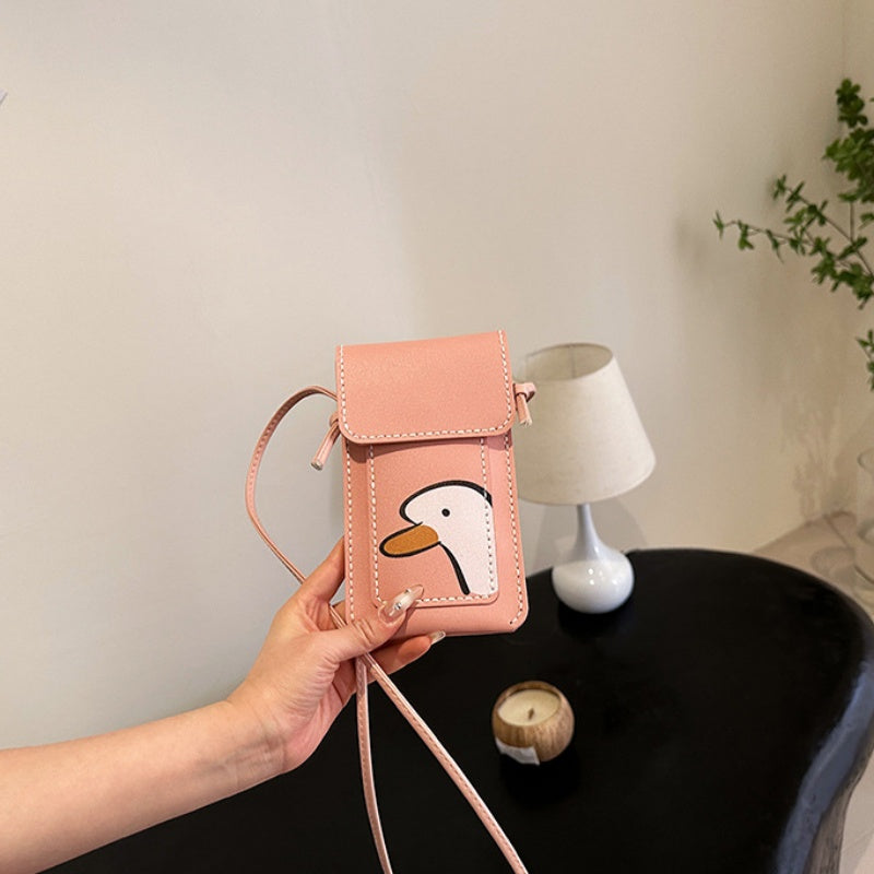 DIY Phone Crossbody Bag Sewing Kit for Beginners – Handmade PU Leather Mobile Bag Craft Set with Video Tutorial