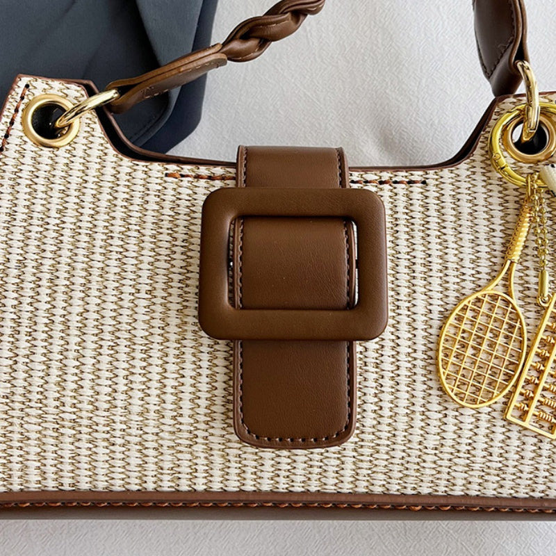 DIY Handmade PU Leather Shoulder Bag Kit – Beginner-Friendly Craft Set with Pre-Cut Materials & Step-by-Step Video Tutorial | Crossbody & Hand Carry Bag