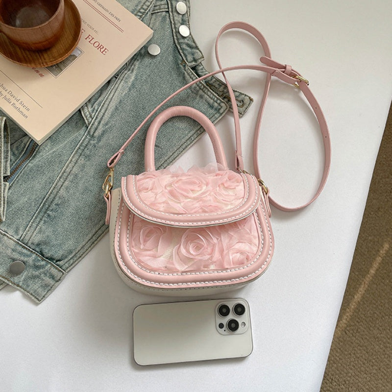 DIY PU Leather Handbag Kit for Beginners – Handmade Crossbody Shoulder Bag Sewing Kit with Pre-Cut Materials & Video Tutorial