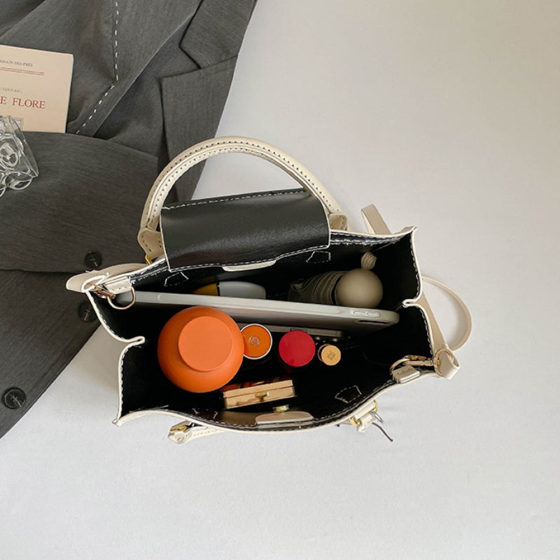 DIY PU Leather Handbag Kit – Beginner-Friendly Handmade Tote Bag Craft Set with Video Tutorial (Shoulder / Crossbody / Hand Carry)