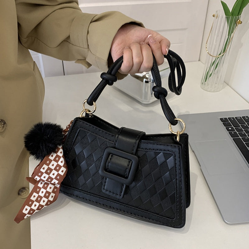 DIY Handmade PU Leather Handbag Kit – Beginner-Friendly Craft Set with Pre-Cut Materials &amp; Video Tutorial | Compact Crossbody &amp; Top Handle Bag