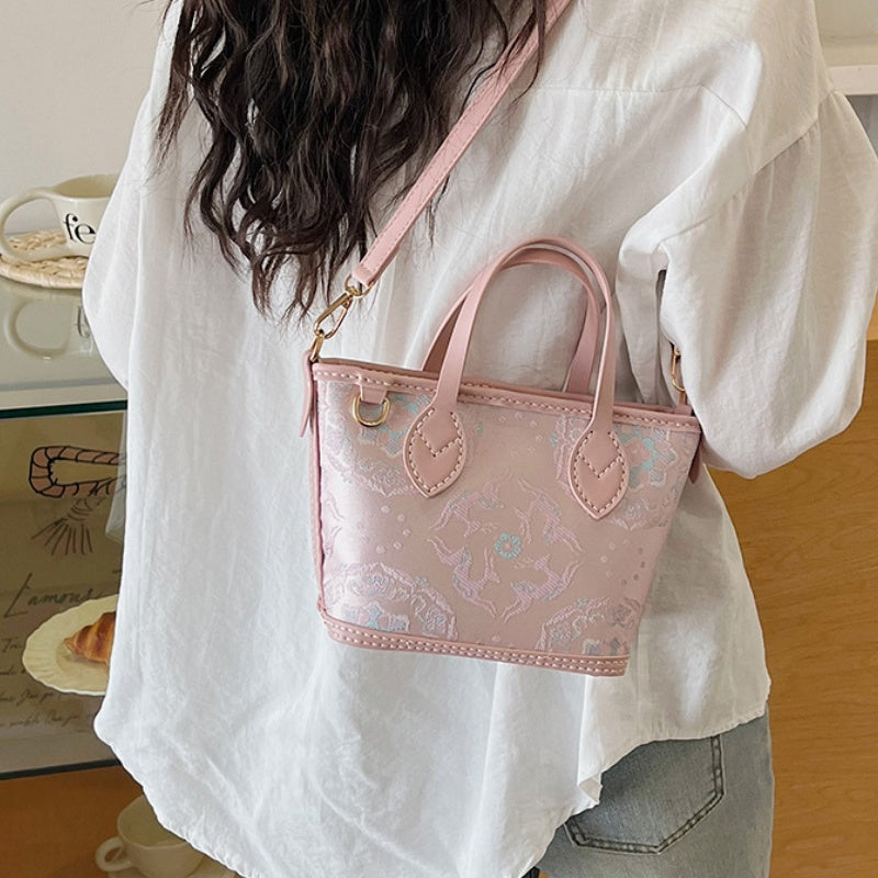 DIY PU Tote Bag Kit – Handmade Shoulder Handbag Craft Set for Beginners with Video Tutorial