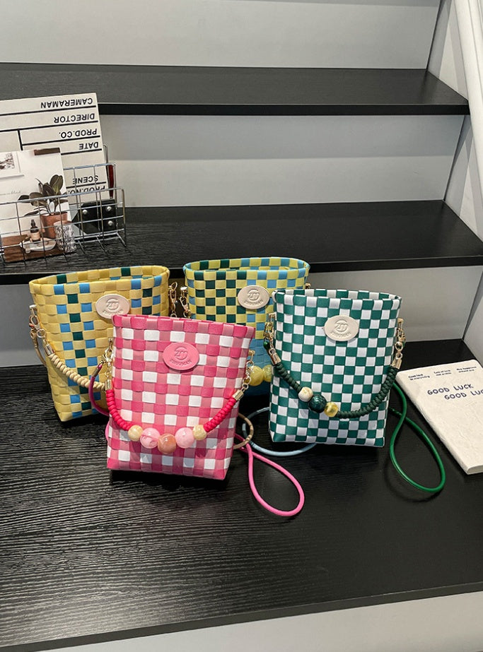 DIY Woven Handbag Kit | Beginner-Friendly PP Shoulder Bag Craft Set with Video Tutorial